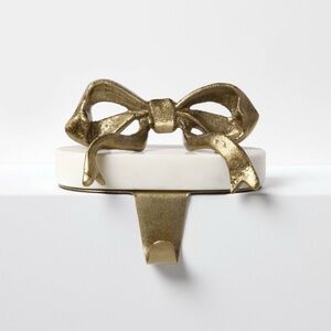 Marble and Metal Bow Stocking Holder from Threshold™ designed with Studio McGee